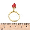 Brass with Enamel Finger Rings LS-RJEW-Q019-02B-G-5