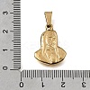 Religion 304 Stainless Steel Pendants STAS-G400-02G-03-3