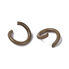 Spray Painted Iron Open Jump Rings IFIN-T017-04B-04-3