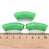 Opaque Crackle Acrylic Beads MACR-S372-001N-007-6