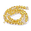 Synthetic Moonstone Beads Strands G-F143-12mm-14-2