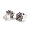 Natural Quartz Crystal Pendants G-C051-03C-3