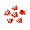 Handmade Lampwork Bumpy Beads Strands LAMP-T021-25H-1