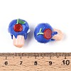 Handmade Lampwork Bumpy Beads LAMP-T022-06B-4