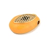 Rack Plating Brass Micro Pave Cubic Zirconia Pendants KK-P277-28G-04-2
