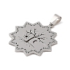 Non-Tarnish 201 Stainless Steel Pendants STAS-s126-05P-2