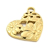 PVD Vacuum Plating 304 Stainless Steel Pendants STAS-L278-036G-2