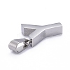 Non-Tarnish 304 Stainless Steel Letter Pendants STAS-H127-Y-P-3