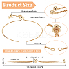 12Pcs 3 Colors Brass Box Chain Bracelet KK-NB0002-64-2