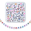 200Pcs 2 Style Opaque Acrylic Beads SACR-YW0001-47-1
