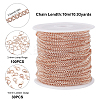 DIY Curb Chain Jewelry Making Kits DIY-SC0014-52RG-2
