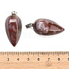 Natural Red Moss Agate Pendants GG-K002-16A-3