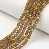 Electroplate Glass Beads Strands EGLA-A034-T2mm-L10-1