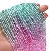 Transparent Painted Glass Beads Strands DGLA-A034-T4mm-A10-2