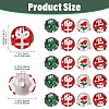 Christmas Transparent Glass Enamel Beads GLAA-YW0005-06A-01-3
