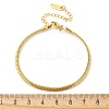 304 Stainless Steel Snake Chain Bracelets for Women BJEW-U019-04G-02-5