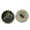 Zinc Alloy Shank Buttons BUTT-N0002-14AB-3