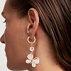 18Pcs 3 Colors 303 Stainless Steel Twist Hoop Earrings for Women EJEW-SC0001-81C-4