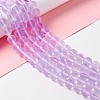 Synthetic Moonstone Beads Strands G-E573-01C-03-4