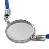 Faux Suede Double Cord Bracelet Making LS-STAS-M084-10P-03-2