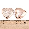 Rack Plating Brass Locket Pendants KK-M263-02B-RG-3