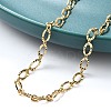 Brass Cable Chain Bracelets for Women Men BJEW-F494-05G-4