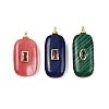 Natural & Synthetic Mixed Gemstone Pendants KK-B157-43G-1
