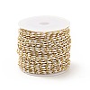 Brass Enamel Curb Chains CHC-C003-13G-02-3