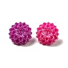 AB Color Acrylic Flower Sewing Shank Buttons PCA280Y-2