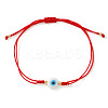 Handmade Lampwork Evil Eye Bead Braided Bracelets RO1505-3-1