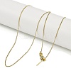 Ion Plating(IP) 304 Stainless Steel Curb Chain Necklaces NJEW-H042-05G-1