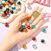 90Pcs 9 Colors Transparent Acrylic Beads MACR-YW0004-24-5