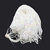 Imitate Austrian Crystal Electroplate Bicone Glass Bead Strands LS-GLAA-F029-6x6mm-A01-3