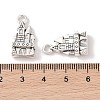 Tibetan Style Zinc Alloy Pendants X-TIBEP-R334-156AS-RS-3