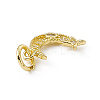 Brass Micro Pave Cubic Zirconia Charms ZIRC-F132-39G-3