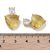 Real 18K Gold Plated Rack Plating Brass Micro Pave Cubic Zirconia Pendants KK-R161-04G-01-3