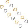 304 Stainless Steel Open Heart Charms STAS-UN0003-61-1