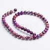 Dyed & Heated Natural Imperial Jasper Round Bead Strands X-G-M274-03-8mm-2