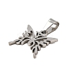 Butterfly 304 Stainless Steel Pendants STAS-M121-12P-2