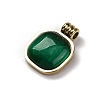 Real 14K Gold Plated 304 Stainless Steel Pendants STAS-R005-01G-01-2