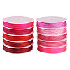 10Pcs 10 Colors Polyester Cord OCOR-TAC0040-01B-2