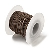 Spray Painted 304 Stainless Steel Curb Chains STAS-B067-05A-03-3