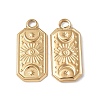 Ion Plating(IP) 304 Stainless Steel Pendants STAS-C066-23G-1