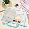 6Pcs 6 Styles Rectangle PVC File Pockets ABAG-GO0001-04-4