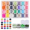 134.4g 28 Colors Handmade Polymer Clay Beads CLAY-SZ0001-34-1