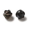 Natural Glaucophane Carved Flower Scattered Beads G-O156-B-30-2