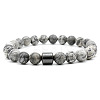 Natural Picture Jasper Bead Stretch Bracelets for Women EQ9496-4-1