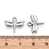 304 Stainless Steel Dragonfly Pendants STAS-T069-22P-3