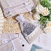 Burlap & Organza Storage Pouches ABAG-WH0040-13-5