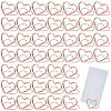 32Pcs Mini Iron Place Card Holders ODIS-SP0001-08RG-1
